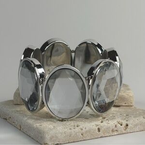 Faux Gemstone Stretch Bracelet